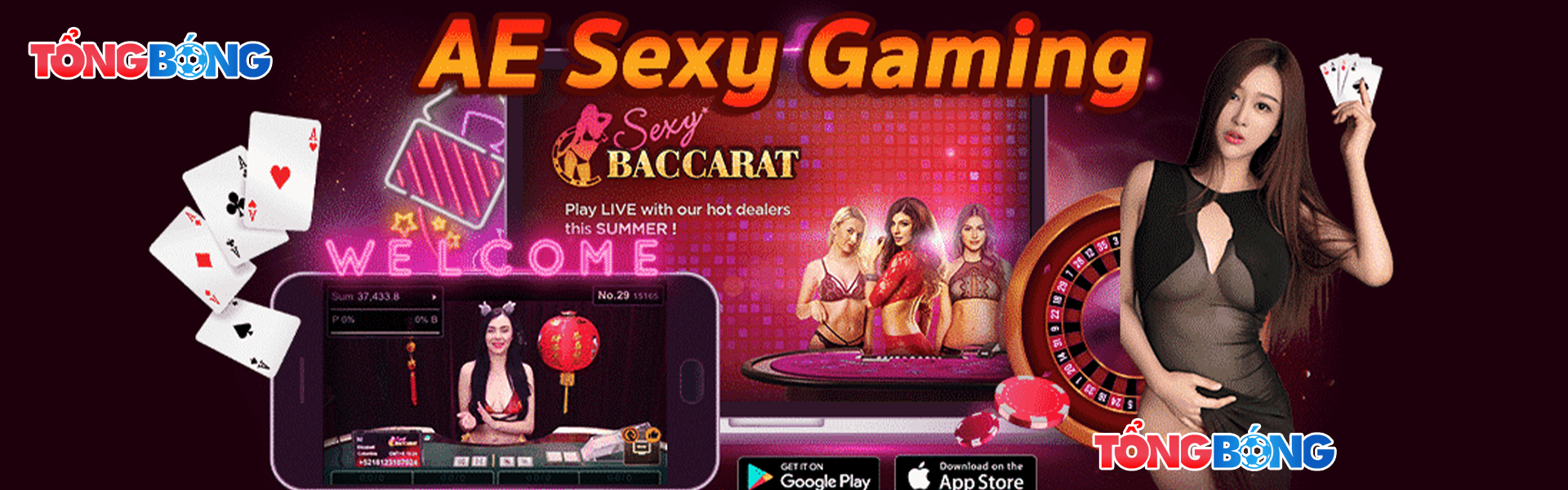 Sòng Bạc AE SEXY BACCARAT