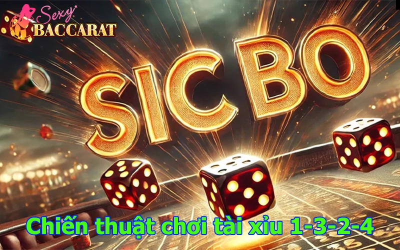 Chiến thuật 1: Áp dụng phương pháp chơi Sicbo 1-3-2-4